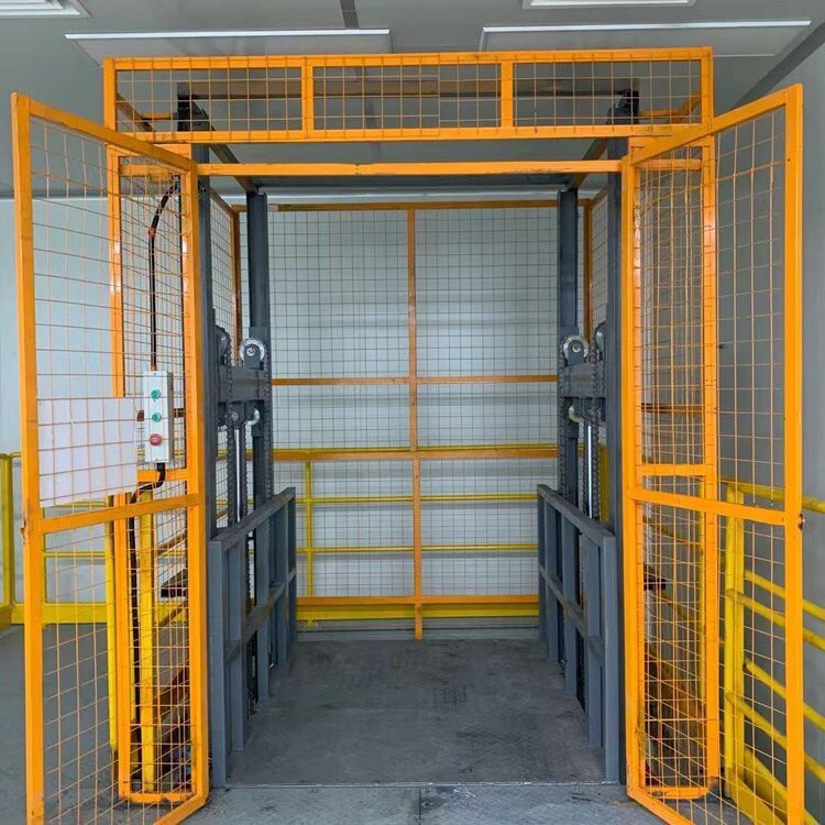 升降货梯升降速度如何调节_嵌入式卸货平台节省空间_可调节搭接板卸货平台